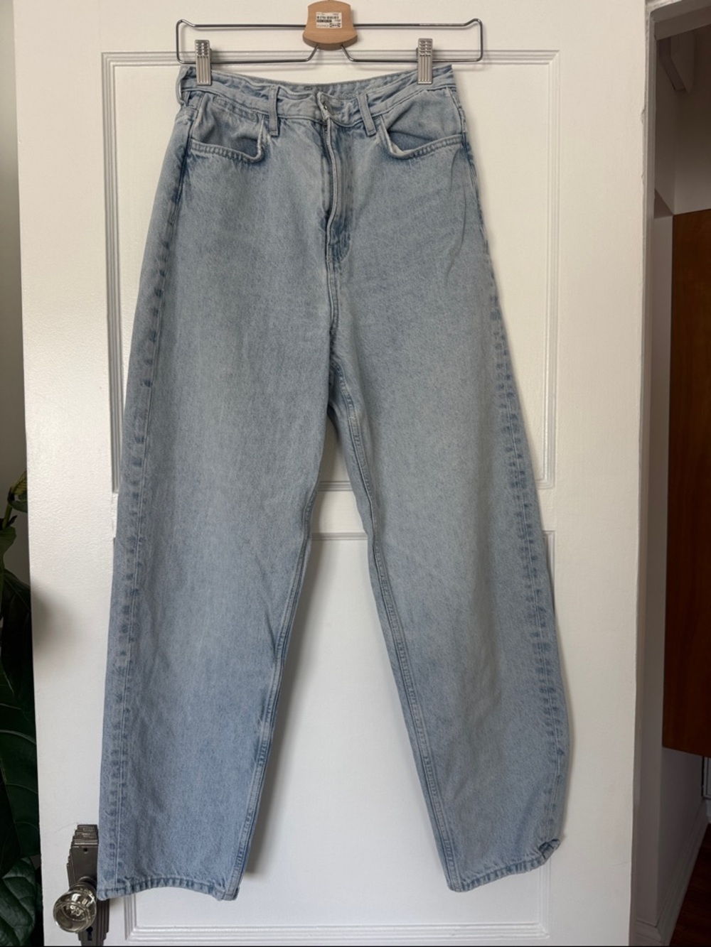 COS Light Wash Tapered High-Rise Ankle Length  Jeans